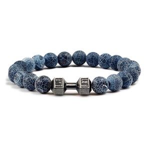 Women’s Natural Stone Dumbbell Bracelet NWT